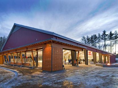 Citation Award: Holderness School Outdoor Ice Rink, Holderness, NH Photo: John Gauvin of Studio One