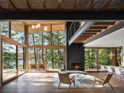 Lakeside Cabin, Murdough Design Architects, photo: Chuck Choi Architectural Photography
