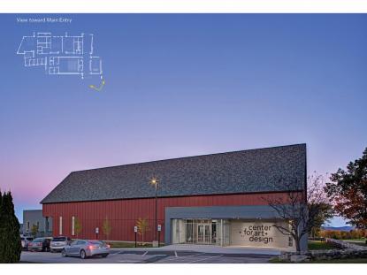 Colby-Sawyer College, Center for Art + Design, The S/L/A/M Collaborative, photo:  Alain Jaramillo