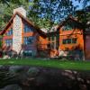 Custom timberframe lakefront home