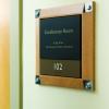 Hybrid Donor/Room ID Sign for Howe Library