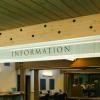 Information Sign at Main Desk for Howe Library